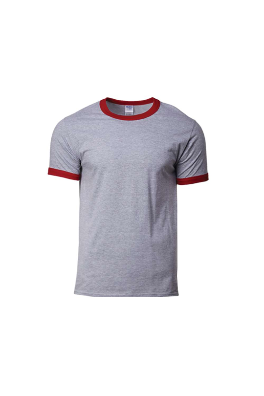 Gildan Premium Cotton Adult Ringer T-shirt 76600 - Image 6