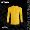 PT03 - Honey Comb Cotton Polo T Long Sleeve